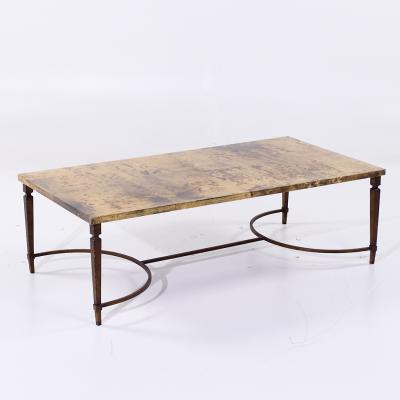 Aldo Tura Aldo Tura Mid Century Italian Lacquered Goatskin Coffee Table