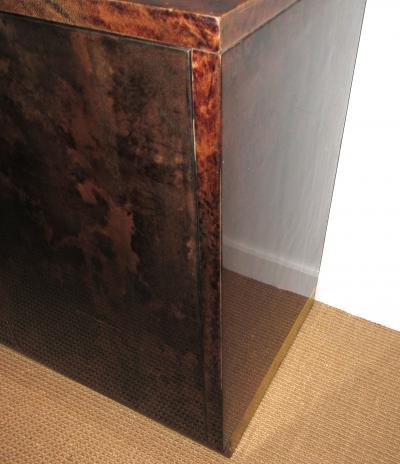 Aldo Tura Aldo Tura Parchment Two Door Bar or Cabinet