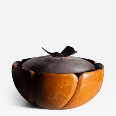 Aldo Tura Aldo Tura Wooden Bowl Vintage Elegance