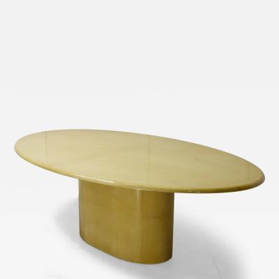 Aldo Tura Aldo Tura table laquered parchment 1970s 