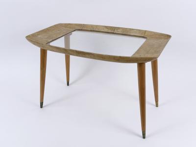 Aldo Tura Extremely Rare Mid Century Ocassional Coffee Table by Aldo Tura Italy 1950s