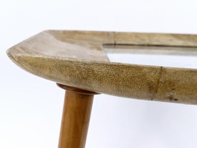 Aldo Tura Extremely Rare Mid Century Ocassional Coffee Table by Aldo Tura Italy 1950s