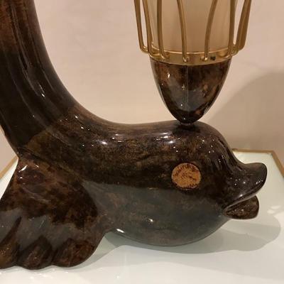 Aldo Tura Italian Mid Century Table Lamp