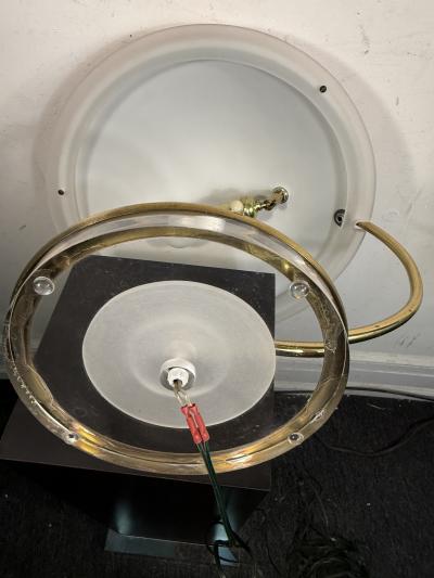 Aldo Tura MID CENTURY FAUX GOATSKIN ICE BUCKET IN THE MANNER OF ALDO TURA