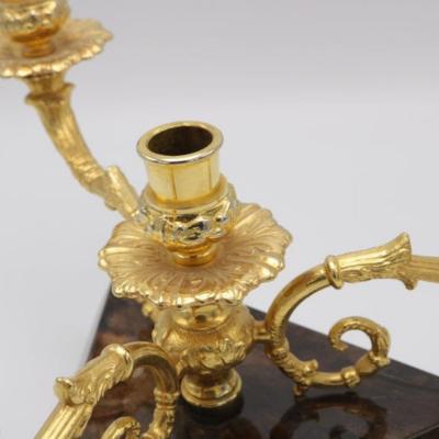 Aldo Tura Modernist Three Arm Candelabrum