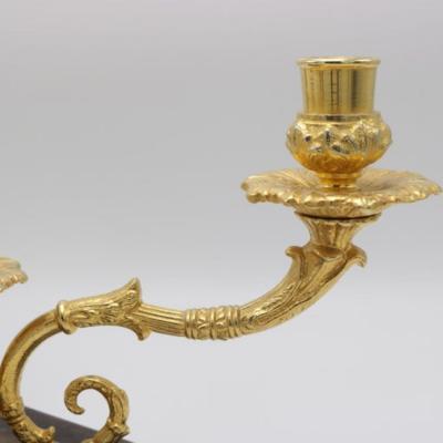 Aldo Tura Modernist Three Arm Candelabrum