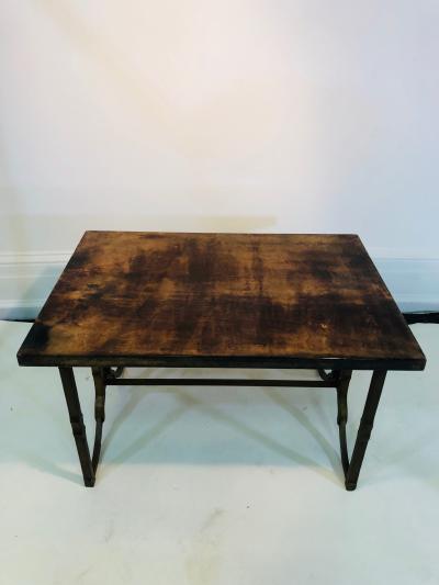 Aldo Tura Rare Aldo Tura Goat Skin Table