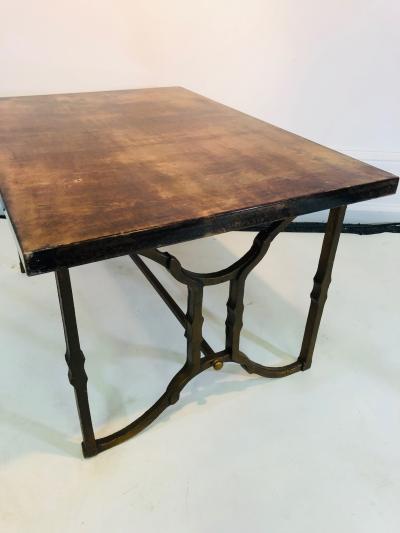 Aldo Tura Rare Aldo Tura Goat Skin Table