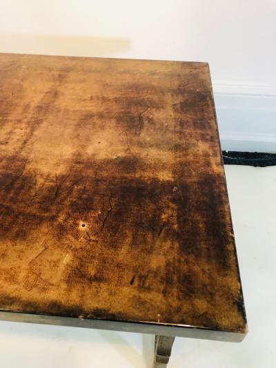 Aldo Tura Rare Aldo Tura Goat Skin Table