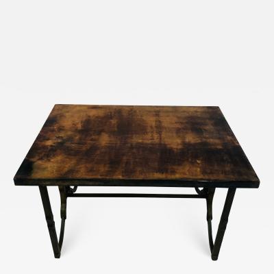 Aldo Tura Rare Aldo Tura Goat Skin Table