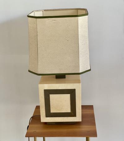 Aldo Tura Table Lamp in Parchment and Brass