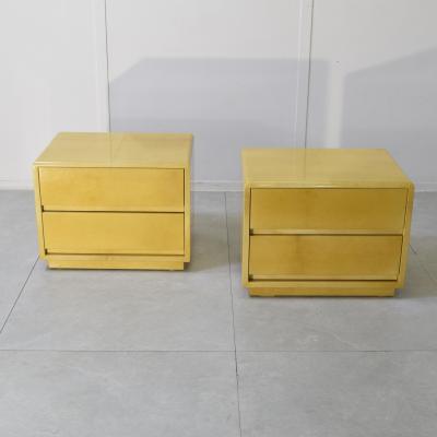 Aldo Tura night stands 1970s 