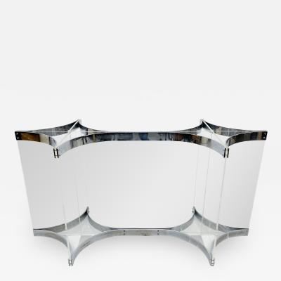 Alessandro Albrizzi Alessandro Albrizzi Dining Table Base Chrome Plated Steel And Lucite