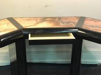 Alessandro Albrizzi Beautiful Italian Marble Top Console Table in the manner of Alessandro Albrizzi