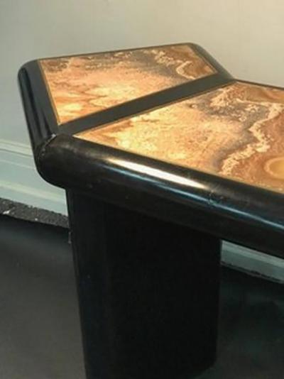 Alessandro Albrizzi Beautiful Italian Marble Top Console Table in the manner of Alessandro Albrizzi