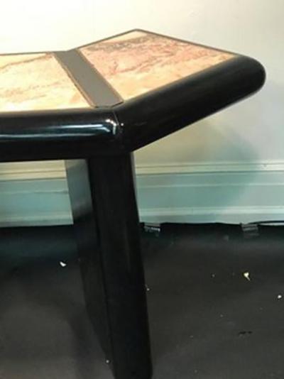 Alessandro Albrizzi Beautiful Italian Marble Top Console Table in the manner of Alessandro Albrizzi