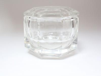 Alessandro Albrizzi Italian Lucite Octagonal Form Gem Ice Bucket by Alessandro Albrizzi