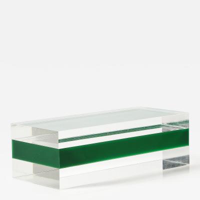 Alessandro Albrizzi Lucite Box by Alessandro Albrizzi Italy c 1970