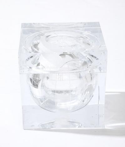 Alessandro Albrizzi Lucite Ice Bucket with Globe