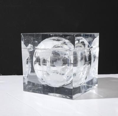 Alessandro Albrizzi Lucite Ice Bucket with Globe