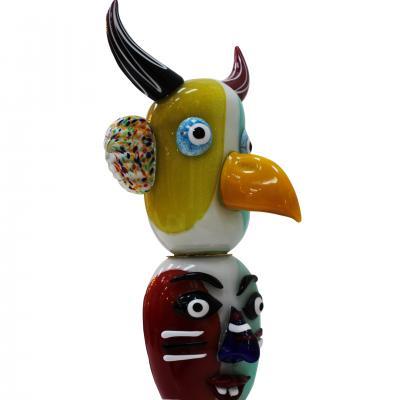 Alessandro Barbaro Murano Glass Sculpture by Alessandro Barbaro Italy 1970s 