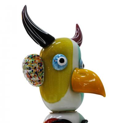 Alessandro Barbaro Murano Glass Sculpture by Alessandro Barbaro Italy 1970s 
