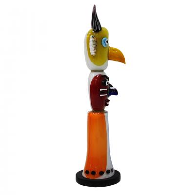 Alessandro Barbaro Murano Glass Sculpture by Alessandro Barbaro Italy 1970s 