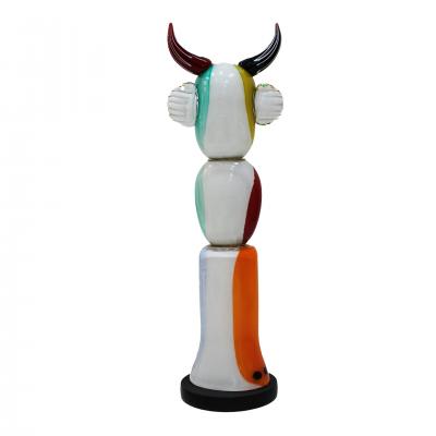 Alessandro Barbaro Murano Glass Sculpture by Alessandro Barbaro Italy 1970s 