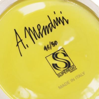 Alessandro Mendini Alessandro Mendini Contemporary Red Yellow and Blue Ceramic Italian Totem