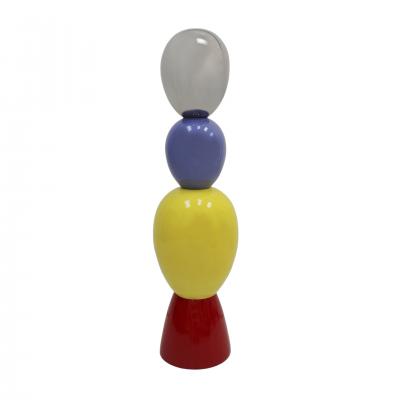 Alessandro Mendini Blue Red Silver Yellow Totem Designed by Alessandro Mendini Italy