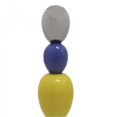 Alessandro Mendini Blue Red Silver Yellow Totem Designed by Alessandro Mendini Italy