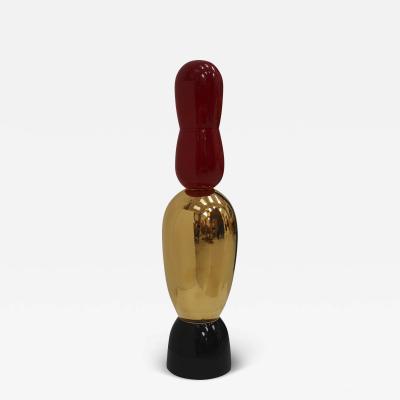 Alessandro Mendini Gold Red Black Totem Designed by Alessandro Mendini Italy