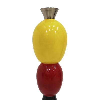 Alessandro Mendini Gold Red Black Totem Designed by Alessandro Mendini Italy