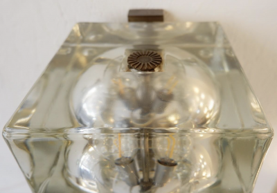 Alessandro Mendini Mid Century Modern Pair of Cubosfera Wall lights by Alessandro Mendini Italy