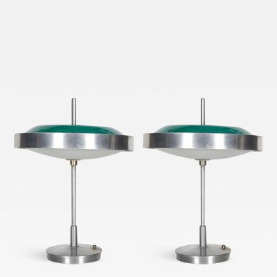Alessandro Mendini Pair of 1960s italian lamps
