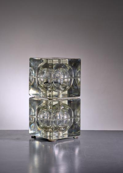 Alessandro Mendini Pair of Cubosfera Table Lamps by Alessandro Mendini