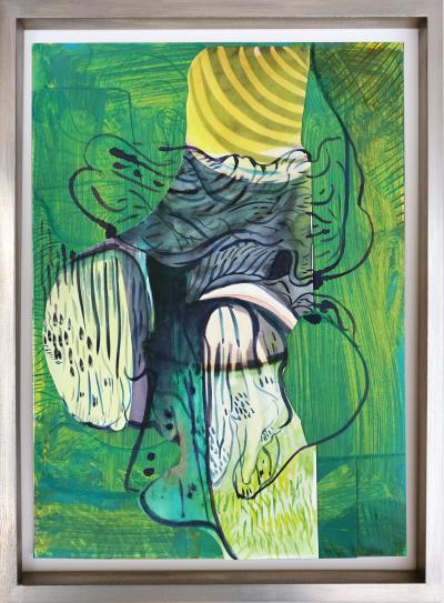 Alessandro Roma It Was a Time of Suspended Action 2019 20 Tempera Acrylic on Paper by A Roma