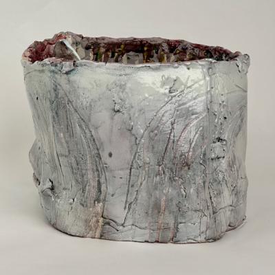 Alessandro Roma Semi Refractory Glazed Ceramic Sculpture Untitled 2017 by Alessandro Roma