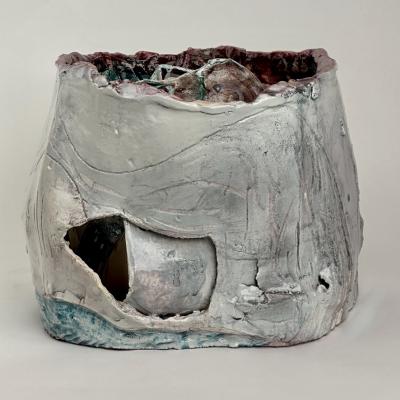Alessandro Roma Semi Refractory Glazed Ceramic Sculpture Untitled 2017 by Alessandro Roma