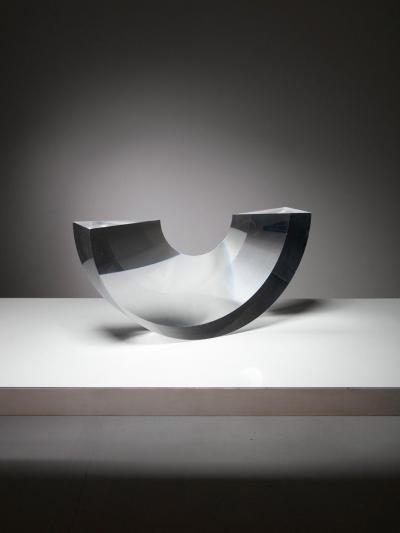 Alessio Tasca Large Arco Plexiglass Sculpture by Alessio Tasca for Fusina