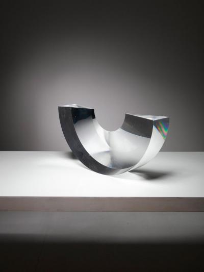 Alessio Tasca Large Arco Plexiglass Sculpture by Alessio Tasca for Fusina