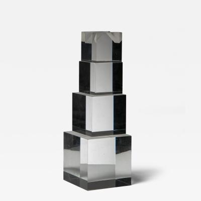 Alessio Tasca Plexiglass Sculpture by Alessio Tasca for Fusina