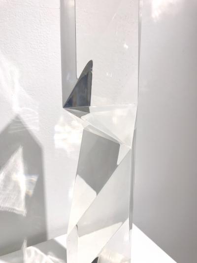 Alessio Tasca TOEM PRISM LUCITE SCULPTURE