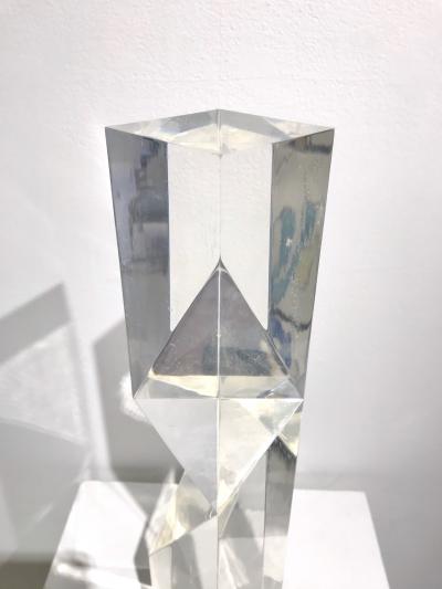 Alessio Tasca TOEM PRISM LUCITE SCULPTURE
