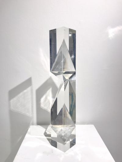 Alessio Tasca TOEM PRISM LUCITE SCULPTURE
