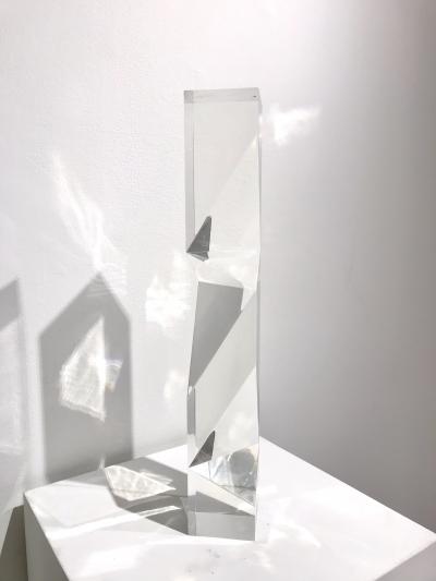 Alessio Tasca TOEM PRISM LUCITE SCULPTURE