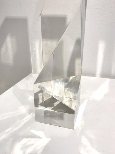 Alessio Tasca TOEM PRISM LUCITE SCULPTURE