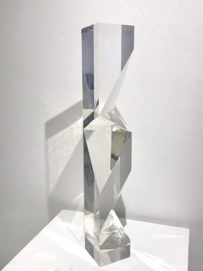 Alessio Tasca TOEM PRISM LUCITE SCULPTURE