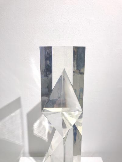Alessio Tasca TOEM PRISM LUCITE SCULPTURE