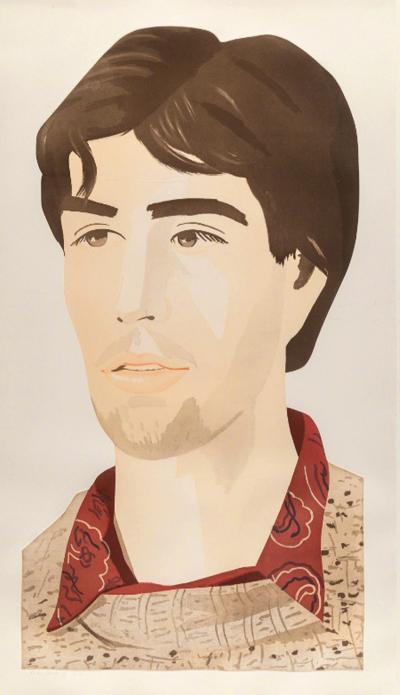 Alex Katz Alex Katz Large Head of Vincent Print 1982 Signed and Numbered 